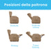 Poltrona Relax per Anziani Alzapersona Elettrica a 2 Motori Beige Azione Salute