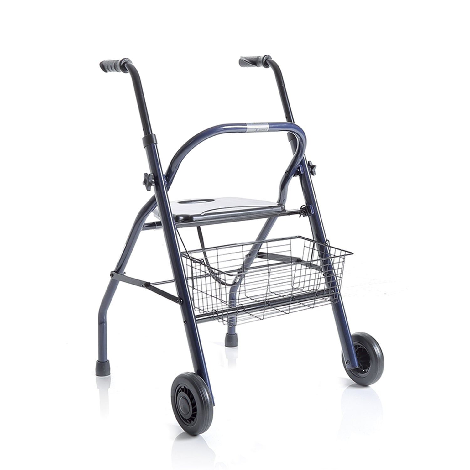 Deambulatore Rollator Carrozzina Doppio Uso Con Freni Portata 136 Kg